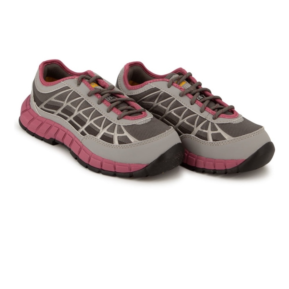 Caterpillar Womens connexion steel toe work shoes gray ergo slip resistant srx
